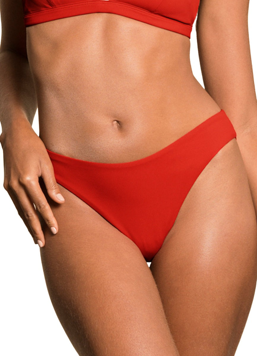 Maaji Red Camelia Sublimity Classic Bikini Bottom