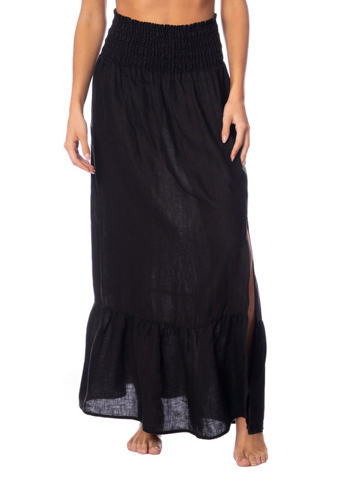 Main image -  Maaji Jade Black Aubrey Long Skirt