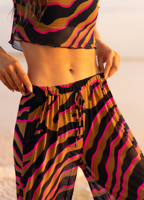 Alternative image -  Maaji Caramel Zebra Blair Pants