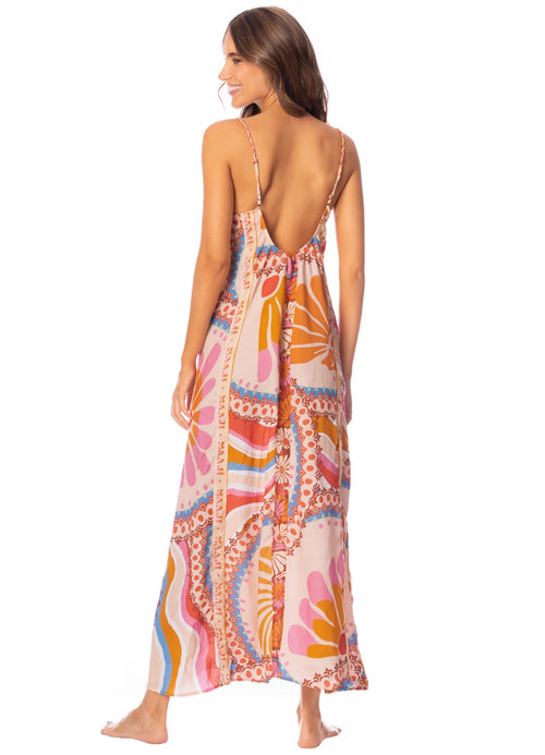 Hover image -  Maaji Sun Stamps Oasis Long Dress