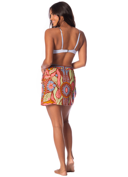 Hover image -  Maaji Pattern Scope Zaria Short Skirt