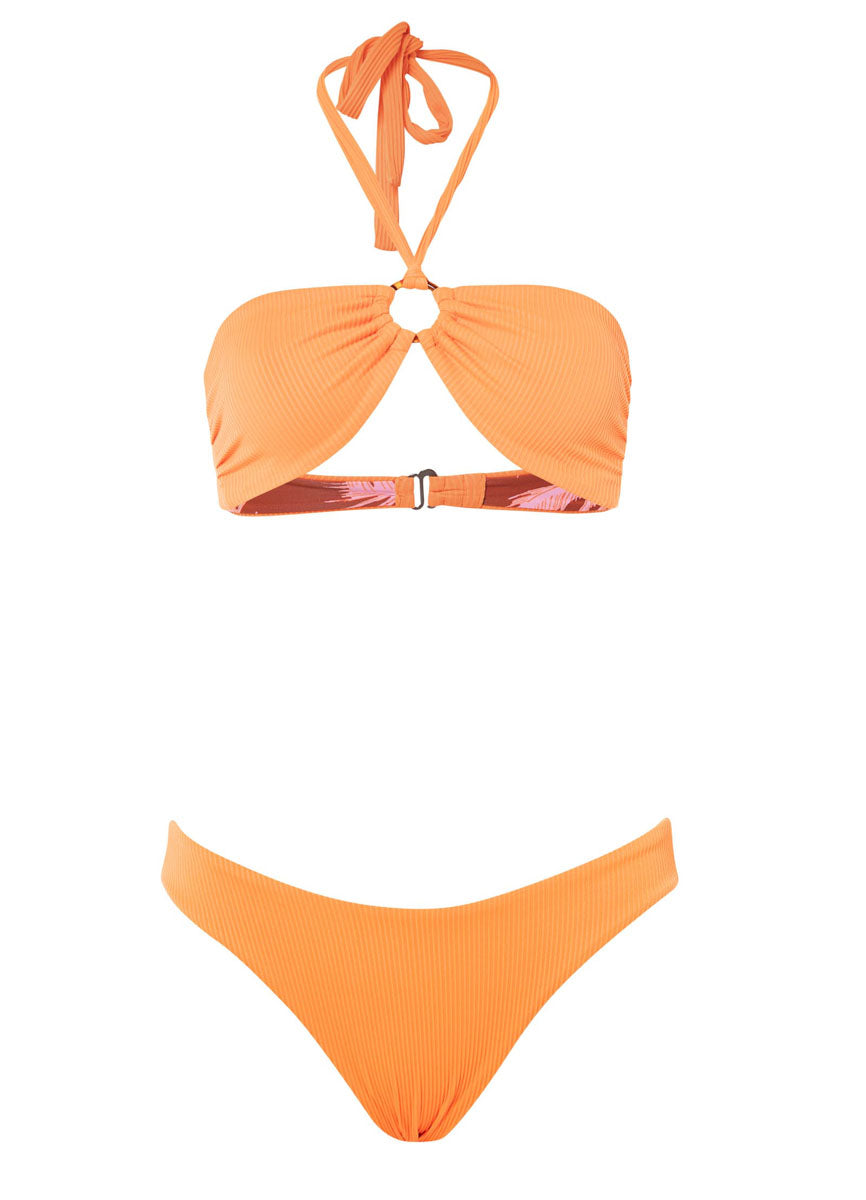 Maaji Vibrant Orange Sublimity Classic Bikini Bottom