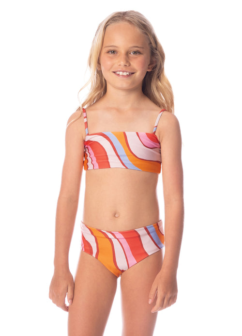 Alternative image -  Maaji Amber Brown Rainbow Girls Bikini Set