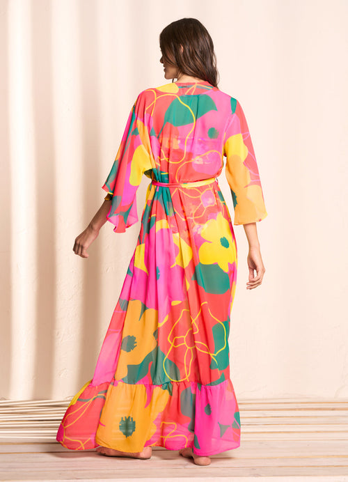 Hover image -  Maaji Crayonflower Tariah Kimono