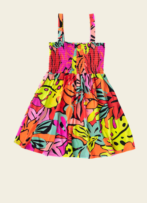 Hover image -  Maaji Rainforest Bouquet Girls Short Dress