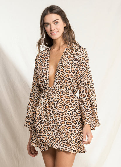  Maaji Cheetah Averie Kimono