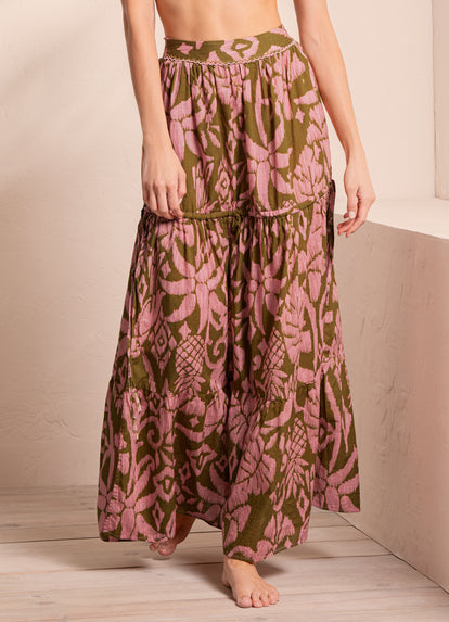 Thumbnail - Maaji Batik Jungle Primrose Long Skirt - 1