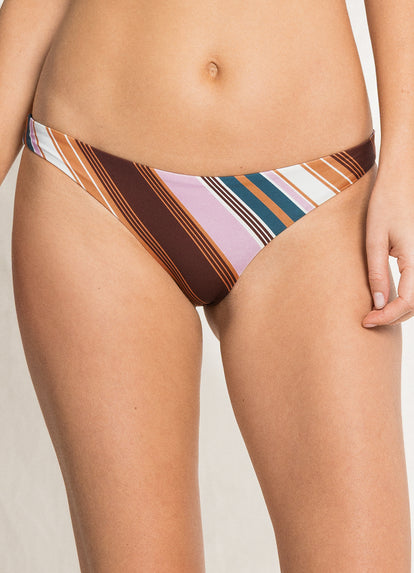 Thumbnail - Maaji Bayadere Stripes Flirt Thin Side Bikini Bottom - 4
