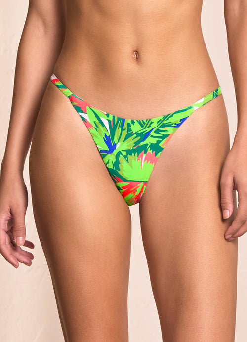 Alternative image -  Maaji Greenleaf Micro Midi Single Strap Bikini Bottom